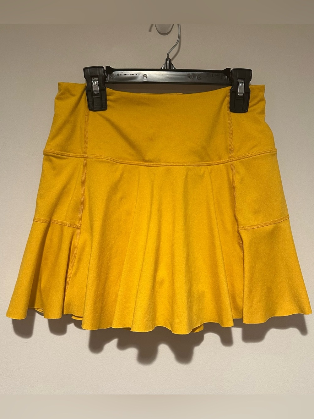 free people movement yellow skort size small